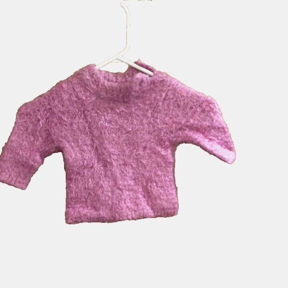 The childrens place 12 Months Sweater pink wool blend baby toddler - Picture 3 of 3